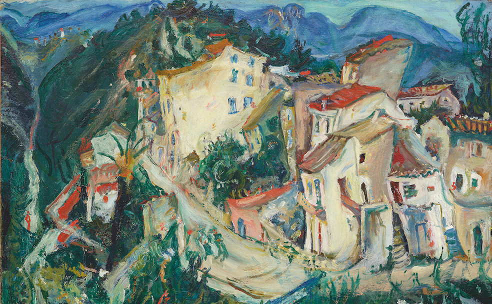 Chaïm Soutine. Cagnes Landscape. 1924–1925. Oil on canvas. 54×65,1. The Museum of Avant-Garde Mastery, Moscow