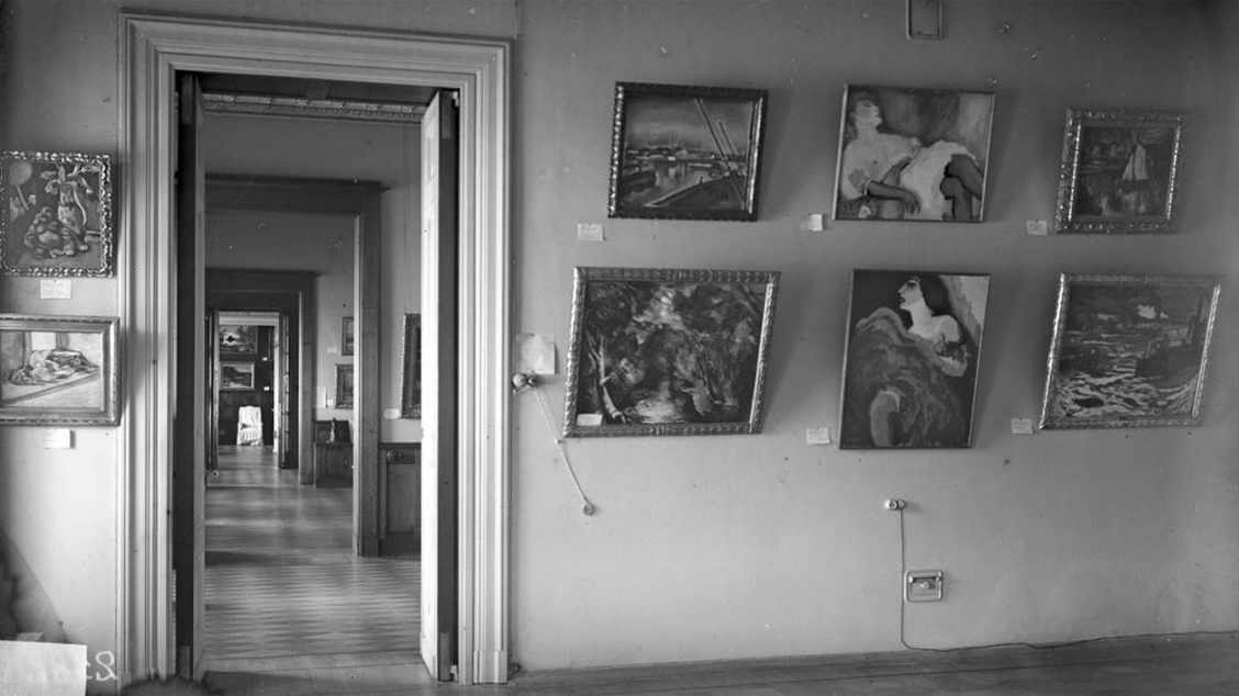 Музей Нового Западного искусства. Зал Фовистов во II (морозовском) отделении ГМНЗИ. Около 1924 г.